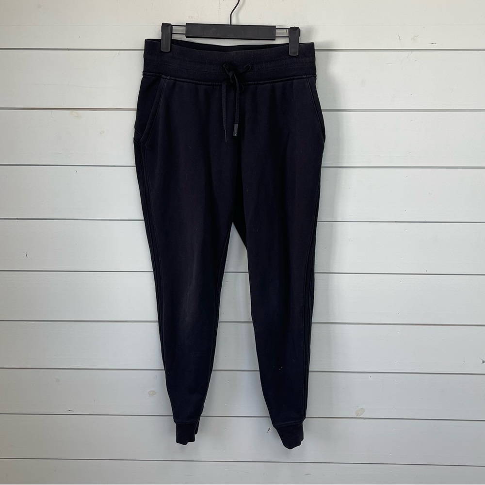 Lululemon warm down joggers II‎ 28" black women's size 6